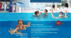 Desktop Screenshot of privatschwimmschule.de